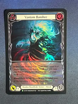 FAB LGS159 Vantom Banshee FOIL Promo Shadow Runeblade Action Flesh & Blood TCG - Image 1