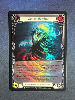 FAB LGS157 Vantom Banshee FOIL Promo Shadow Runeblade Action Flesh & Blood TCG - Image 1