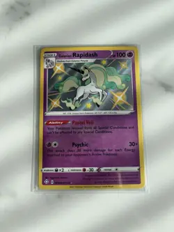 Galarian Rapidash SV048/SV122 Rare Shiny Vault Holo Card(Pokemon Shining Fates) - Image 2