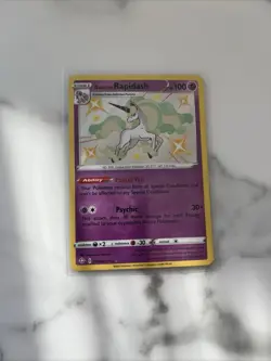 Galarian Rapidash SV048/SV122 Rare Shiny Vault Holo Card(Pokemon Shining Fates) - Image 3