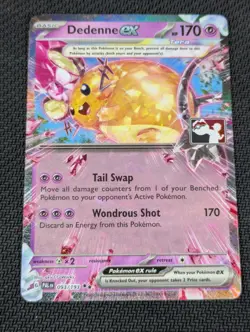 Dedenne ex - Pokemon Prize Pack Series Cards PAL 093/193 Double Rare - Image 1