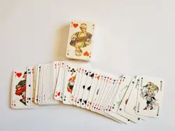 CARTE DA GIOCO ROCOCO ASS BRIDGE CANASTA RAMINO POKER VINTAGE PLAYING CARDS NEW - Image 3