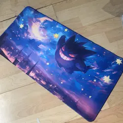 Gengar Playmat Tcg Rubber Play Mat Pokemon Cards - Image 1