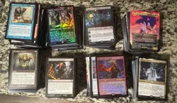 MTG Variety Set Bulk Card Lot 800+ With C, U, R, M, Foils & Collector Cards - Image 1