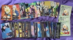 Dragonball Z Series 4 Artbox Complete Base Set 1-72 & P-01 - P-10 Prism Cards - Image 1