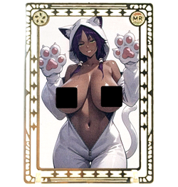 Goddess Story: Yoruichi Shihouin (Bleach) Neko Spicy Metal Anime Waifu CCG Card - Image 1
