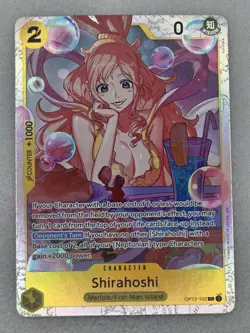 Shirahoshi OP12-102 SR Legacy of the Master ONE PIECE Card English - Image 1