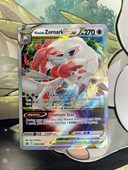 Pokemon TCG: Hisuian Zoroark VSTAR SWSH298 SWSH: Sword & Shield Promo Cards Holo - Image 1