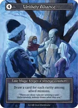 Sorcery: Contested Realm Beta Unlikely Alliance Elite Foil NM - Image 1