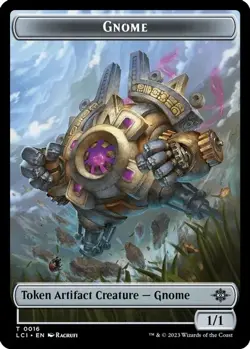 Magic: The Gathering Gnome 16 Token Regular NM LCI - Image 1