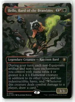 Bello, Bard of the Brambles (Borderless) Commander: Bloomburrow Foil - Image 1