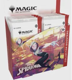 Magic The Gathering Spider-Man Collector Booster Box Factory Sealed In Hand - Image 1