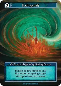 Sorcery: Contested Realm Beta Extinguish Ordinary Foil NM - Image 1