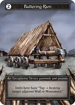 Sorcery: Contested Realm Beta Battering Ram Exceptional Foil NM - Image 1