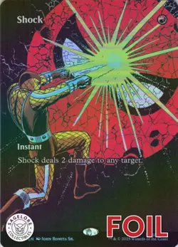 MTG Shock (Borderless) (27) | NM Foil | Spider-Man {MAR} - Image 1