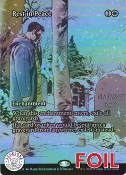 MTG Rest in Peace (Borderless) (6) | NM Foil | Spider-Man {MAR} - Image 1