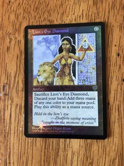 Mtg- Lion's Eye Diamond - FOIL - Mirage - Not Tournament Legal - WATCH VIDEO ^_^ - Image 1