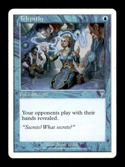 MTG Telepathy LP Light Play Seventh Edition [1550] - Image 1