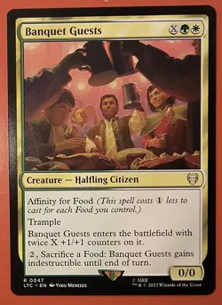MTG, MAGIC: BANQUET GUESTS, LTC, RARE #0047 , REGULAR FINISH - Image 1
