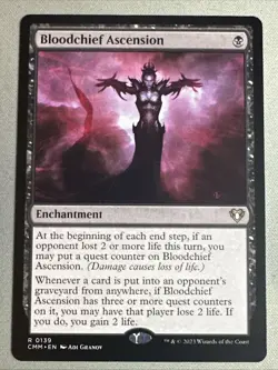 MTG / Bloodchief Ascension / CMM / #139 / Regular / Rare / NM - Image 1