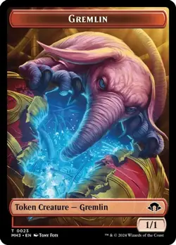 Magic: The Gathering Servo // Gremlin Double-Sided Token Foil NM MH3 - Image 2