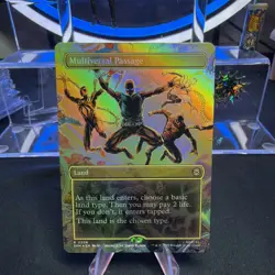 Multiverse Passage Borderless Foil MTG Spiderman - Image 1