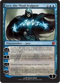 [1x] Jace, the Mind Sculptor - Foil Slight Play, English From the Vault: Twenty - Image 1