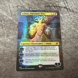 MTG Ashiok, Nightmare Muse FOIL Borderless - Theros Beyond Death #256 THB NM - Image 1