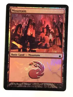 Mountain 301 SP Foil Ravnica: City of Guilds MTG - Image 1