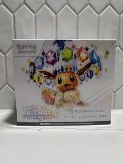 Prismatic Evolutions Pokemon Center Elite Trainer Box PC ETB Factory Sealed - Image 1