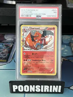Pokemon 2016 XY Generations Radiant Collection Charizard #RC5, PSA 7 - Image 1