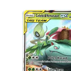 Celebi & Venusaur GX 1/181 NM/LP Team Up Full Art Pokemon TCG - Image 4
