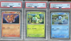 Pokemon - SVP EN-SV Black Star Promo 151 Poster Collection (Set of 3) 2023 PSA 9 - Image 1
