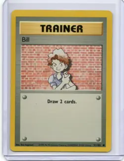 Pokemon Trainer 1999 Ventage Bill 091/102 Base Set Regular - 540 - Image 1