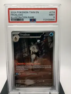 PSA 9 - Froslass 174/167 Illustration Rare - 2024 Pokemon Twilight Masquerade - Image 1