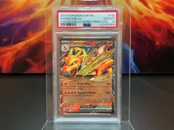 2024 POKEMON SVP EN-SV BLACK STAR PROMO #161 CHARIZARD EX PSA 10 🐦‍🔥 - Image 1
