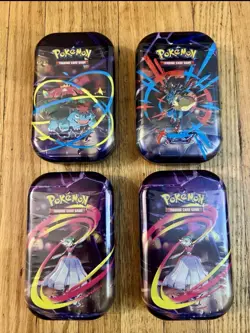 POKEMON TCG MEGA EVOLUTION Mini Tins *Lot of 4* NEW SEALED - Image 1