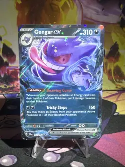 Gengar EX S&V Temporal Forces Ultra Rare Pokemon TCG 104/162 NM Holo - Image 1