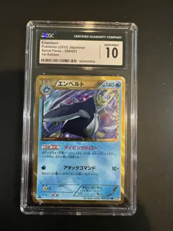 CGC 10 Empoleon Pokemon (2012) Japanese Spiral Force - 056/051 1st Edition - Image 1