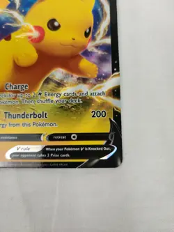 Pikachu V SWSH061 Holo Rare Promo - Pokemon Sword & Shield Shining Fates NM/M - Image 4