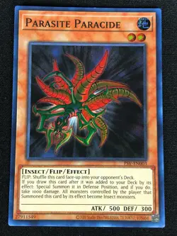 YUGIOH PARASITE PARACIDE PSV-EN003 SUPER (NM) - Image 1