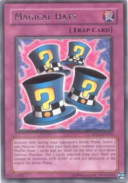1x (LP) Magical Hats - RP02-EN010 - Rare - Unlimited Edition YuGiOh - Image 1