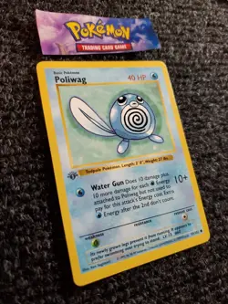POLIWAG Pokemon Card - WOTC - 1st Edition - Base Set - Shadowless - 59/102 NM - Image 3