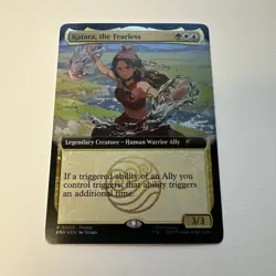 Magic The Gathering X Avatar Katara The Fearless Promo Card SDCC 2025 - Image 1