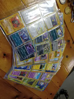 Pokemon Card Vintage Lot Base 1999 2000 Base 230 Cards Holo Buying All - Image 1