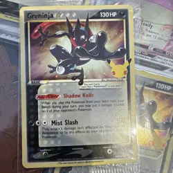Pokemon Greninja TCG Star SWSH144 Celebrations Black Star Promo Shiny Holo Card - Image 1