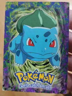 Pokemon Card - Bulbasaur #01 E1 - Pokemon the First Movie - Topps Mp - Image 1