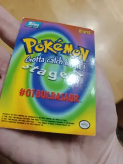 Pokemon Card - Bulbasaur #01 E1 - Pokemon the First Movie - Topps Mp - Image 5