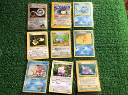 Pokemon TCG Vintage 9 Card Lot - NO DUPLICATES M5 - Image 1