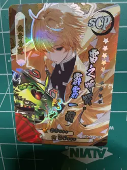 Zenitsu x Rayquaza SCP Foil Card Demon Slayer x Pokemon - Image 5